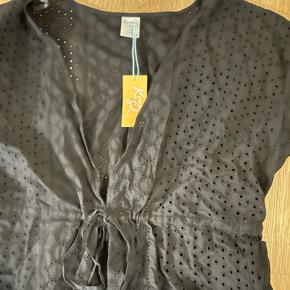 Kona Sol Target Women’s eyelet Bathing Suit Cover up - Picture 3 of 9